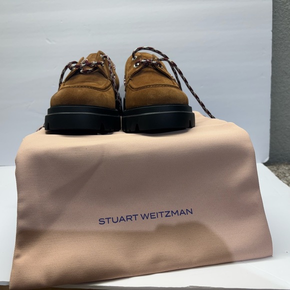 Stuart Weitzman Tan Suede Men's Loafers - Picture 8 of 9
